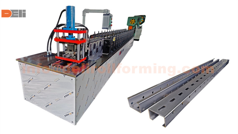 Shelf Upright C Channel Roll Forming Machine