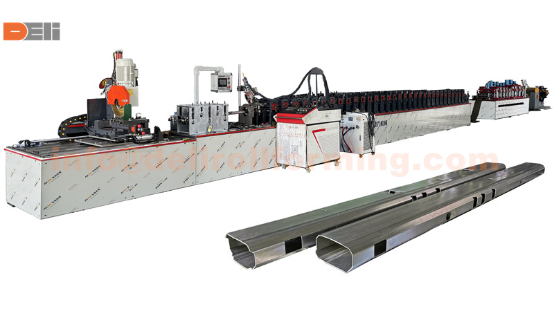 Apartment Bunk Bed Beam & Upright Closed Profiles Roll Forming Machine With Laser Welding