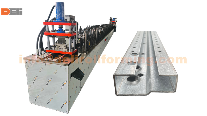 Electric Cabinet Upright C Channel Roll Forming Production Line